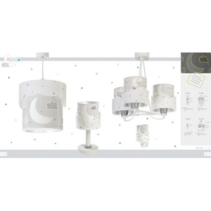 Dalber 61235E - LED-pistorasialamppu MOON 1xE14/0,3W/230V