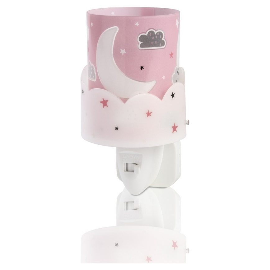 Dalber 61235S - LED Pieni lamppu pistorasiaan MOON 1xE14/0,3W/230V