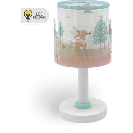 Dalber 61271N - LED-lastenlamppu LOVING DEER 1xG4/4W/230V monivärinen