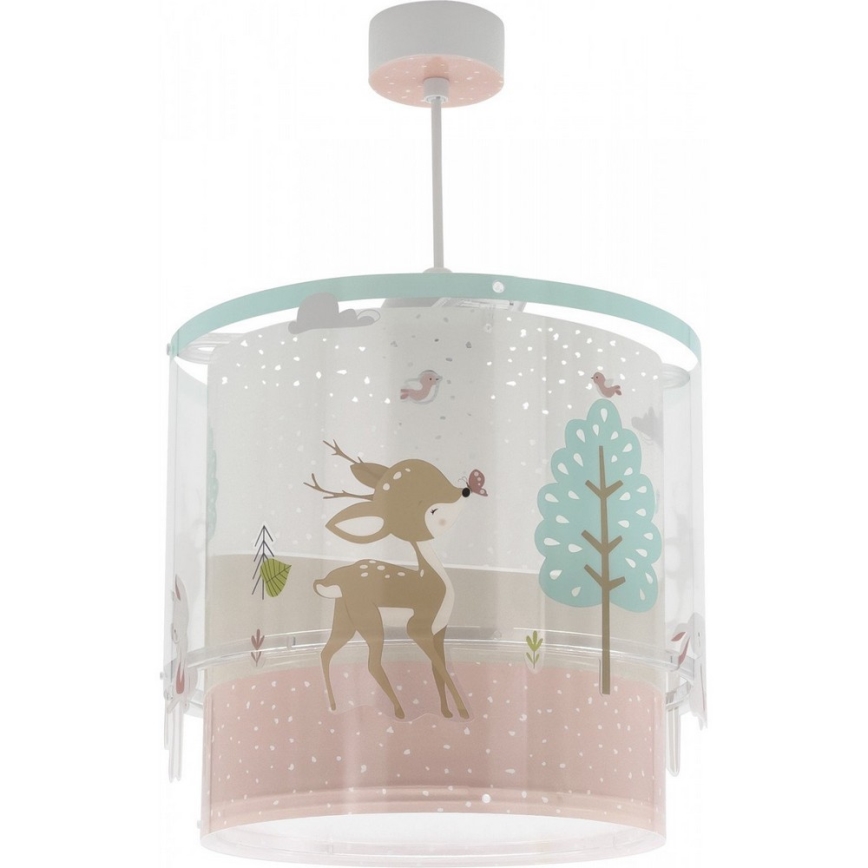 Dalber 61272 - Lasten kattokruunu LOVING DEER 1xE27/60W/230V