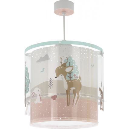 Dalber 61272 - Lasten kattokruunu LOVING DEER 1xE27/60W/230V