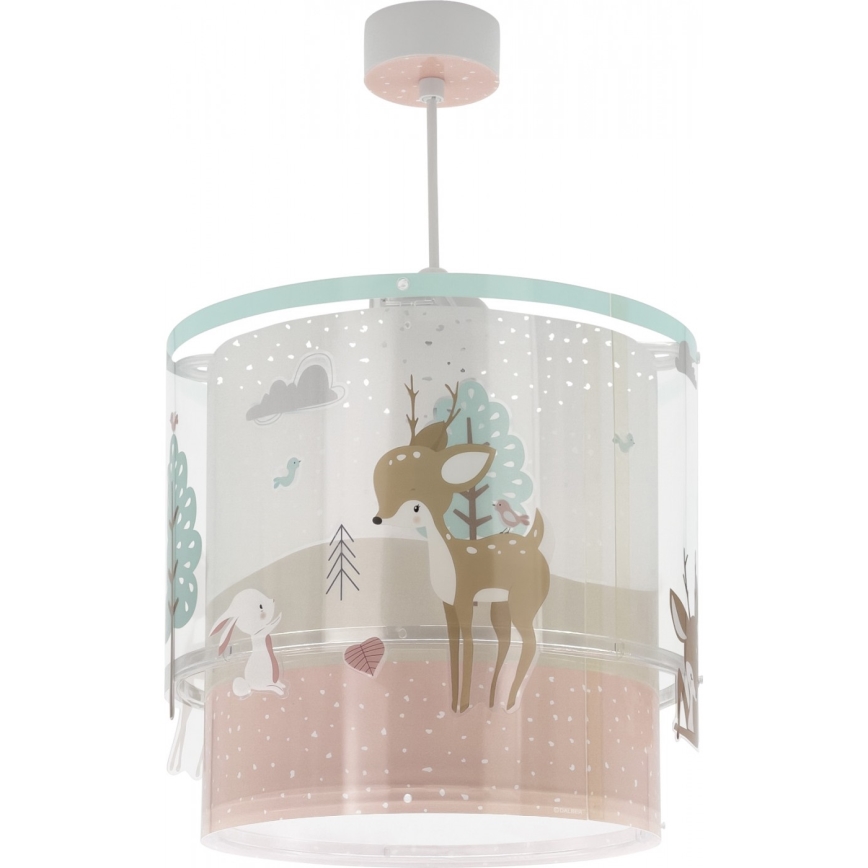 Dalber 61272 - Lasten kattokruunu LOVING DEER 1xE27/60W/230V