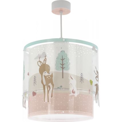 Dalber 61272 - Lasten kattokruunu LOVING DEER 1xE27/60W/230V