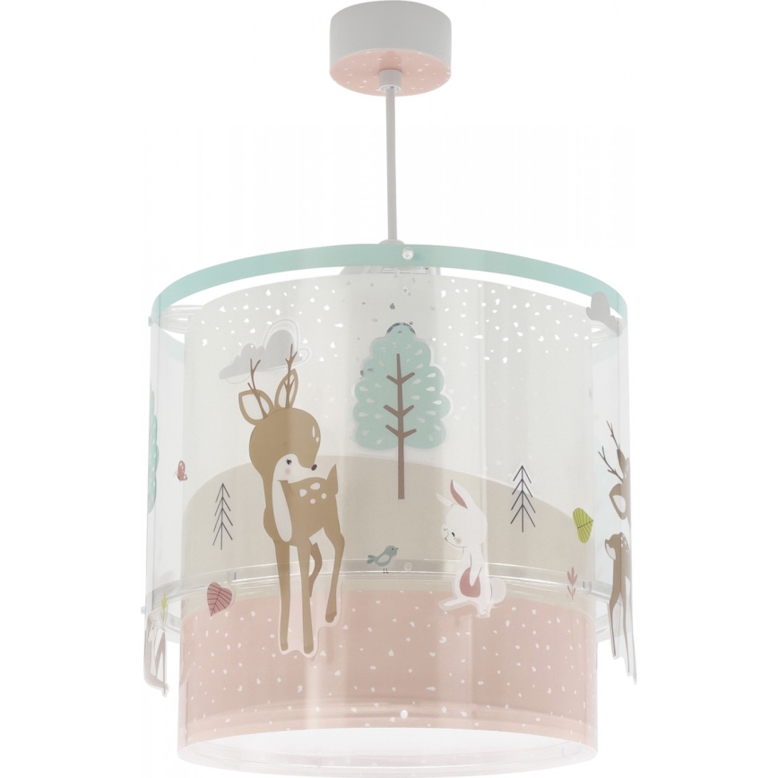 Dalber 61272 - Lasten kattokruunu LOVING DEER 1xE27/60W/230V