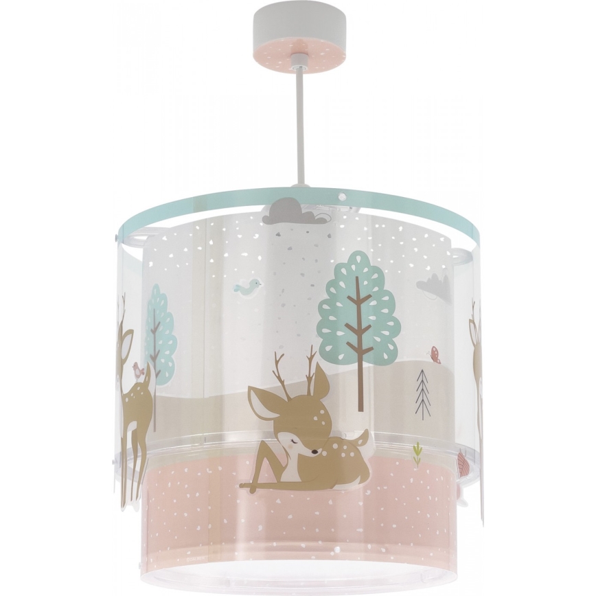 Dalber 61272 - Lasten kattokruunu LOVING DEER 1xE27/60W/230V