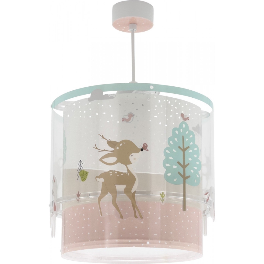 Dalber 61272 - Lasten kattokruunu LOVING DEER 1xE27/60W/230V