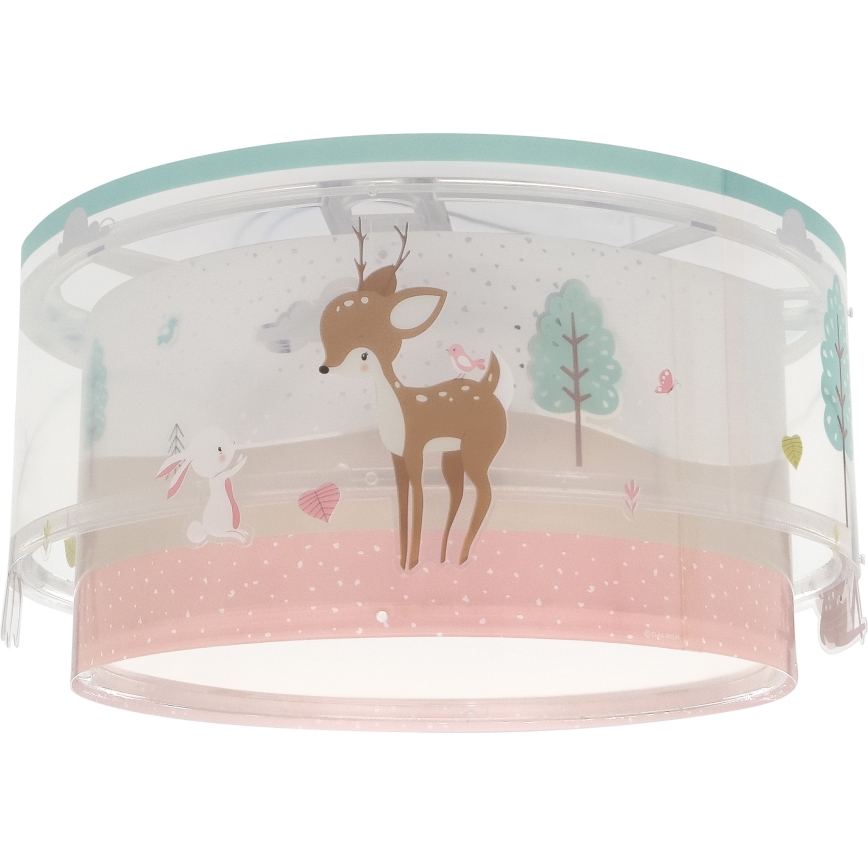 Dalber 61276 - Lasten kattovalaisin LOVING DEER 2xE27/15W/230V