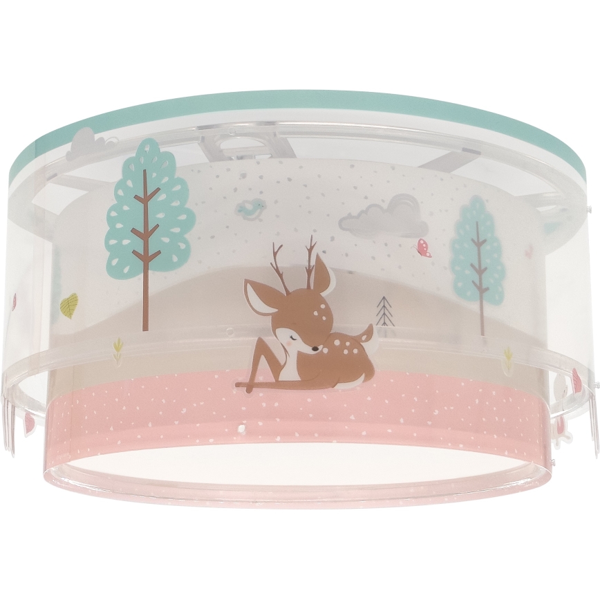 Dalber 61276 - Lasten kattovalaisin LOVING DEER 2xE27/15W/230V