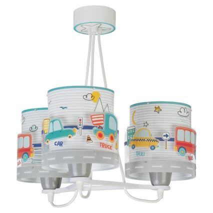 Dalber 61687 - Lasten kattokruunu BABY TRAVEL 3xE27/60W/230V