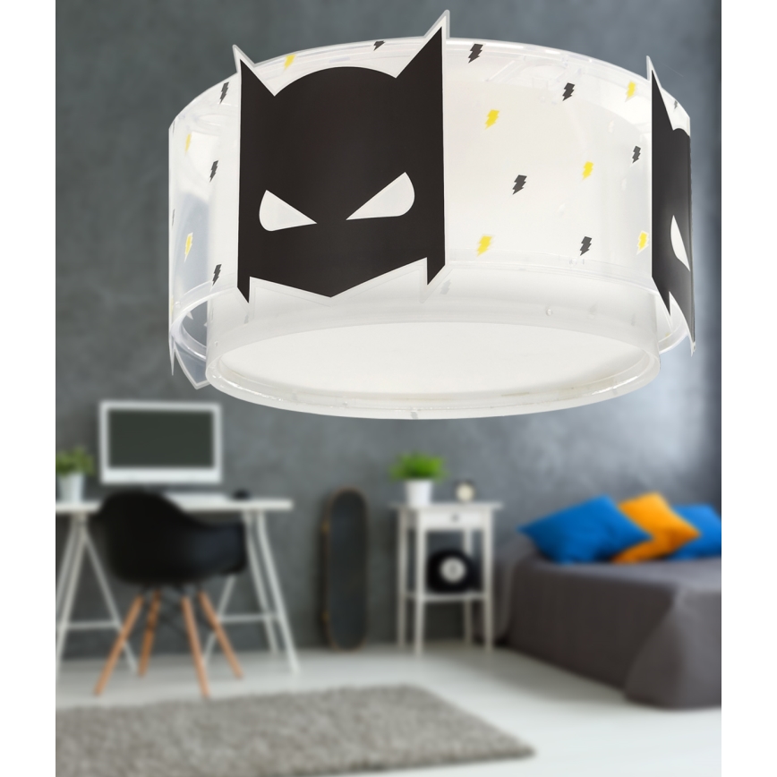 Dalber 61806 - Lasten kattovalaisin DARK HERO 2xE27/15W/230V