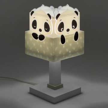 Dalber 63161H - Lasten lamppu PANDA 1xE14/40W/230V vihreä