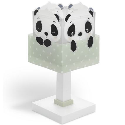 Dalber 63161H - Lasten lamppu PANDA 1xE14/40W/230V vihreä