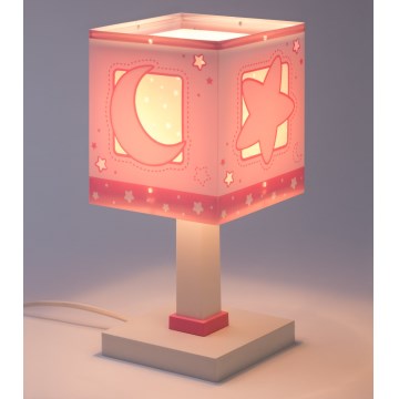 Dalber 63231NS - LED-lastenlamppu MOONLIGHT 1xG4/4W/230V vaaleanpunainen