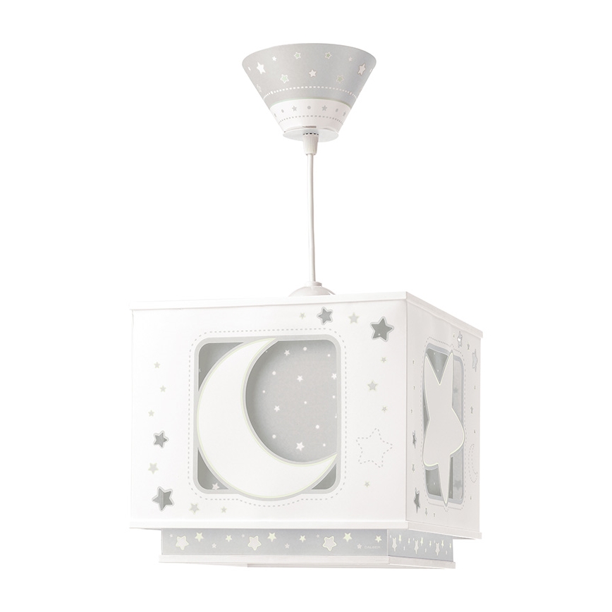 Dalber 63232E - Lasten kattokruunu MOON LIGHT 1xE27/60W/230V