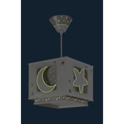 Dalber 63232E - Lasten kattokruunu MOON LIGHT 1xE27/60W/230V