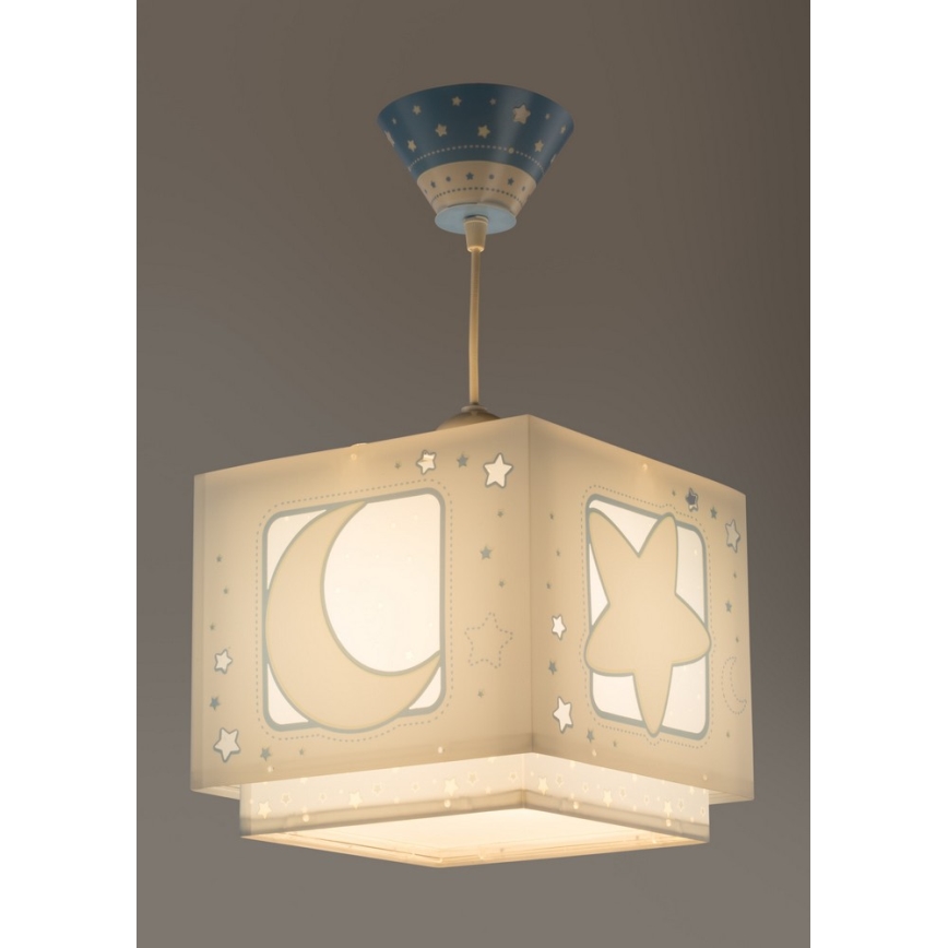 Dalber 63232T - Lasten kattokruunu MOON LIGHT 1xE27/60W/230V