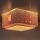 Dalber 63236S - Lasten kattovalaisin MOONLIGHT 2xE27/60W/230V pinkki