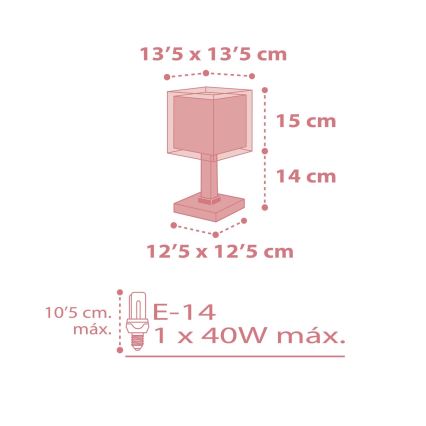 Dalber 63261S - Lasten lamppu KOALA 1xE14/40W/230V