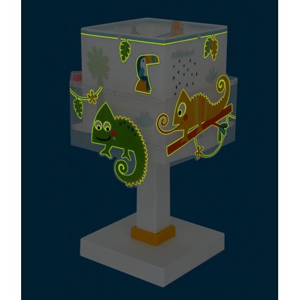 Dalber 63311N - LED-lastenlamppu HAPPY JUNGLE 1xG4/4W/230V, monivärinen