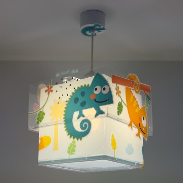 Dalber 63312 - Lasten kattokruunu HAPPY JUNGLE 1xE27/15W/230V