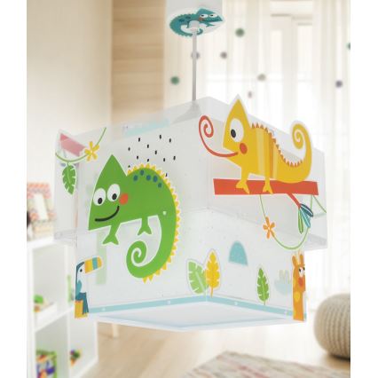 Dalber 63312 - Lasten kattokruunu HAPPY JUNGLE 1xE27/15W/230V