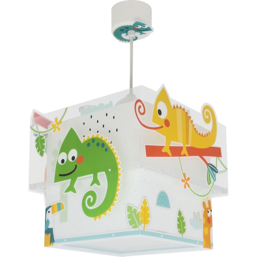 Dalber 63312 - Lasten kattokruunu HAPPY JUNGLE 1xE27/15W/230V