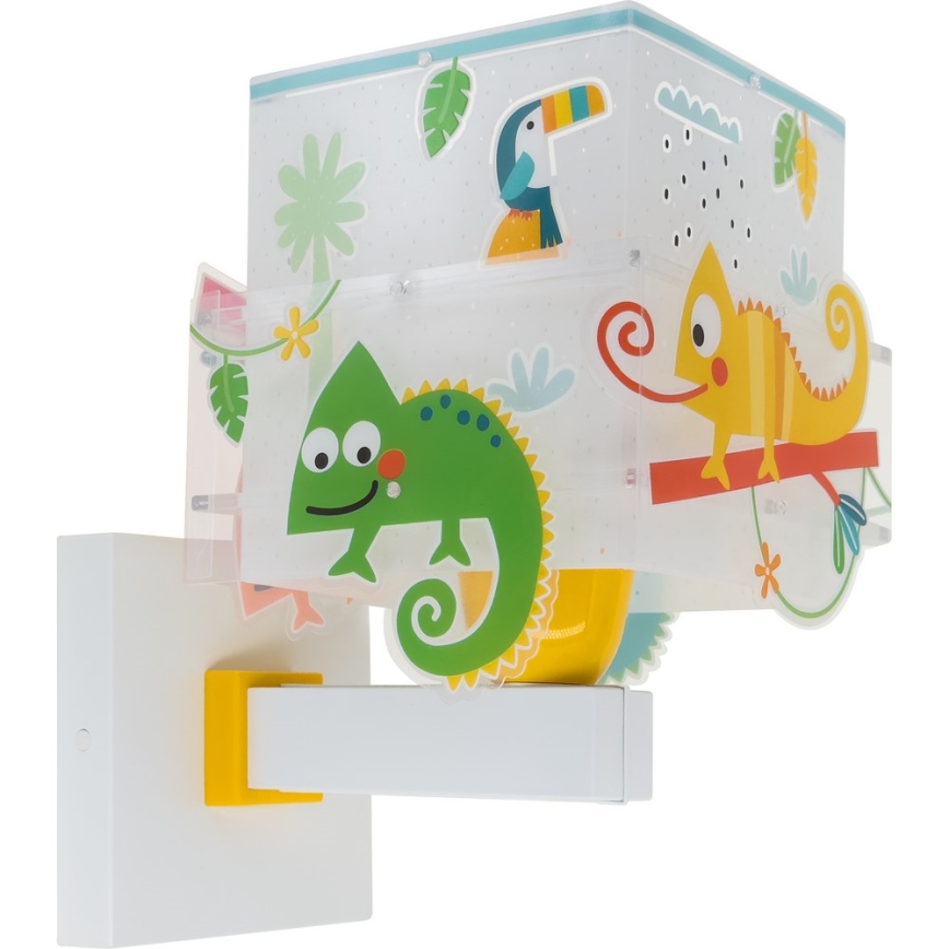 Dalber 63319 - Lasten seinävalaisin HAPPY JUNGLE 1xE27/15W/230V
