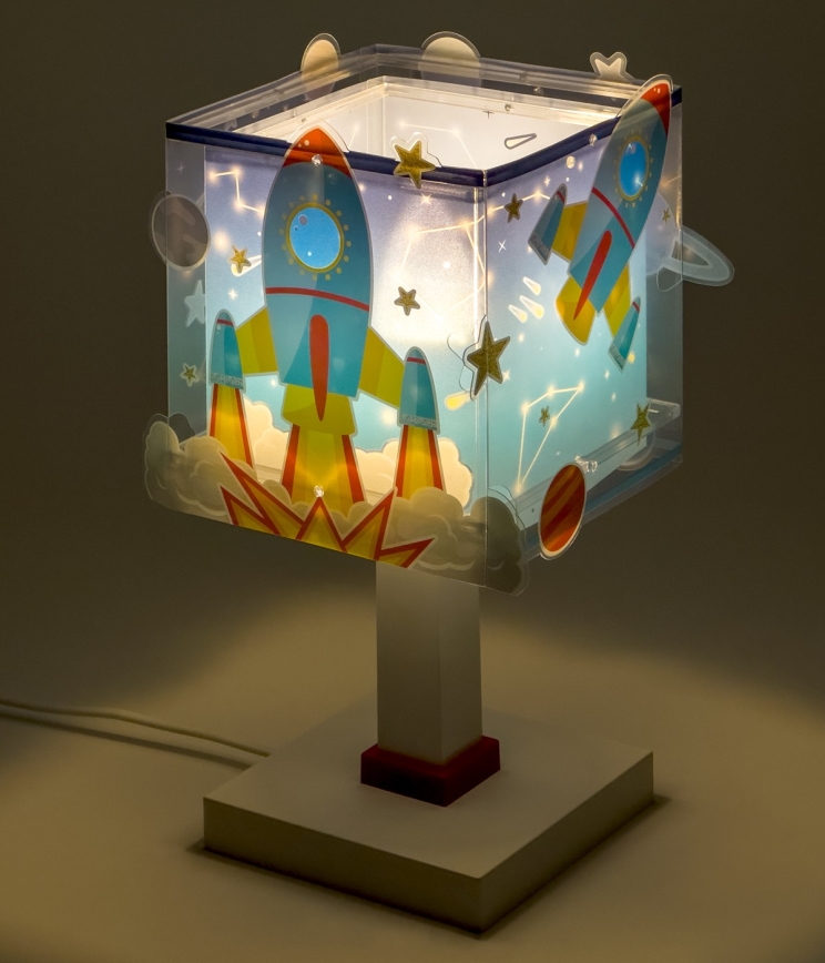 Dalber 63351N - LED lastenlamppu ROCKET 1xG4/4W/230V värikäs