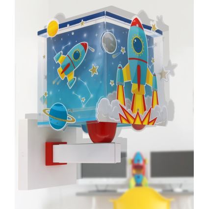 Dalber 63359 - Lasten seinävalaisin ROCKET 1xE27/15W/230V