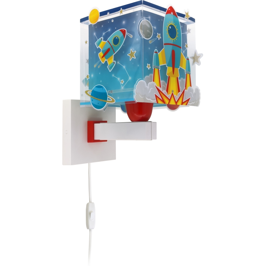 Dalber 63359 - Lasten seinävalaisin ROCKET 1xE27/15W/230V