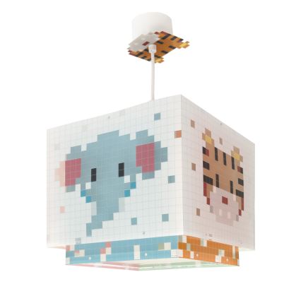 Dalber 63372 - Lasten kattokruunu LITTLE PIXEL 1xE27/15W/230V