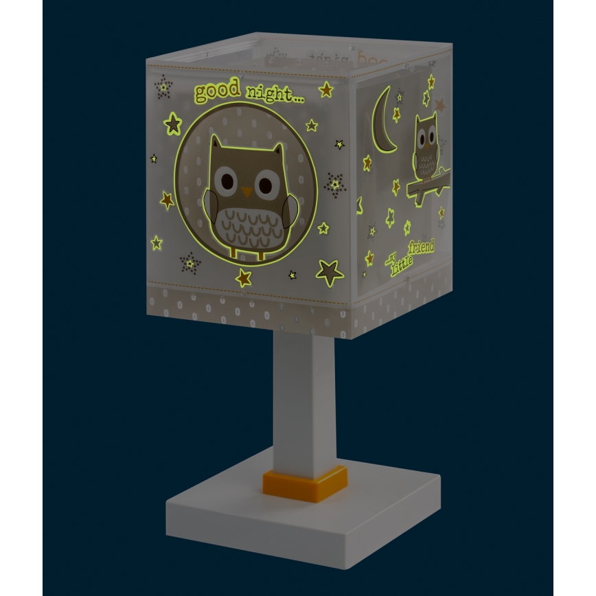 Dalber 63391N - LED lastenpöytävalaisin GOOD NIGHT 1xG4/4W/230V beige