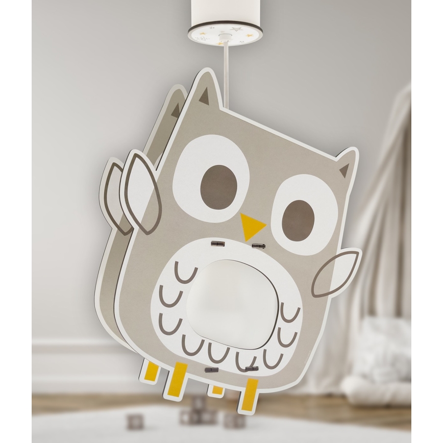 Dalber 63397 - Lasten kattokruunu OWL 1xE27/15W/230V