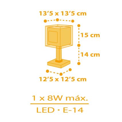 Dalber 63401 - Lasten lamppu MY FARM 1xE14/8W/230V