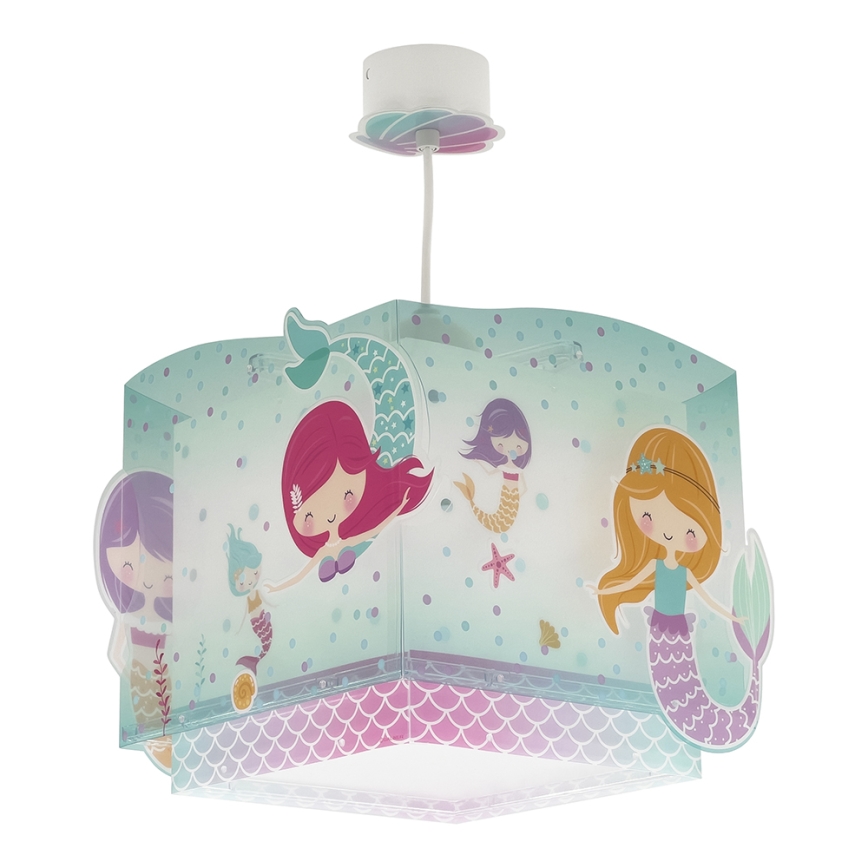 Dalber 63442 - Lasten kattokruunu MERMAIDS 1xE27/60W/230V