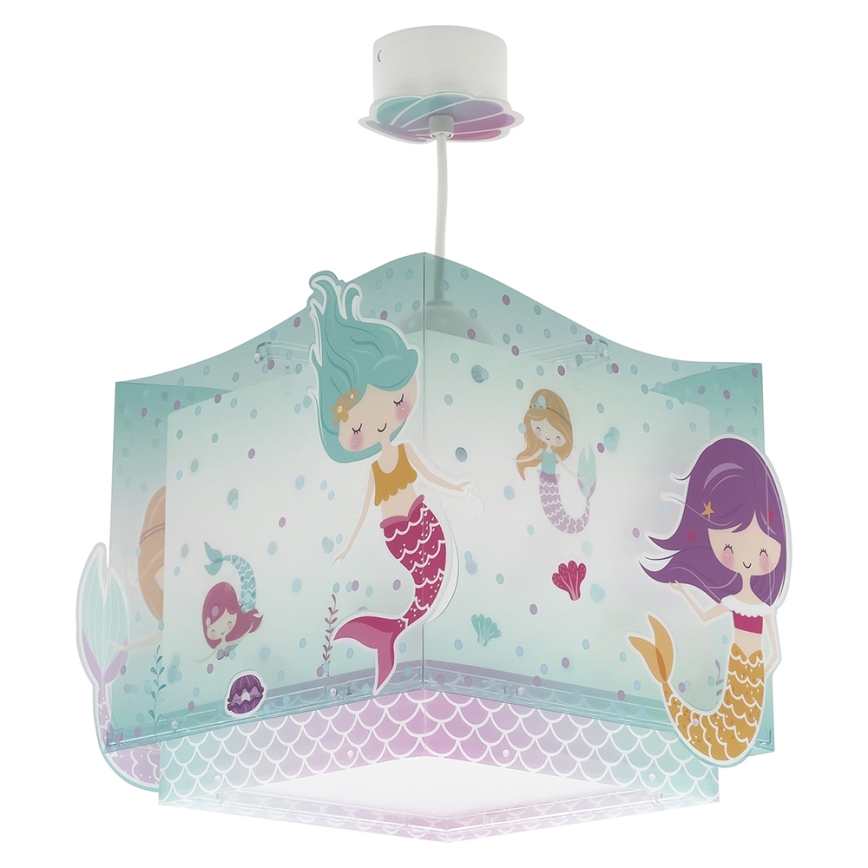 Dalber 63442 - Lasten kattokruunu MERMAIDS 1xE27/60W/230V