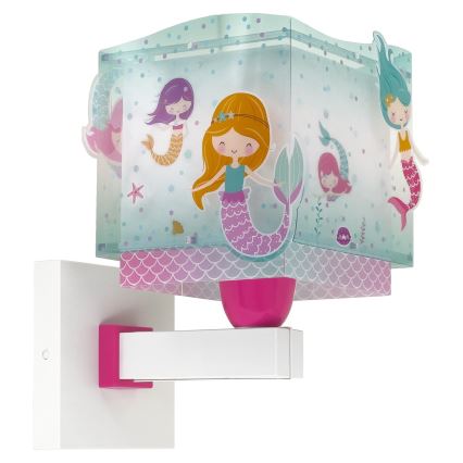 Dalber 63449 - Lasten seinävalaisin MERMAIDS 1xE27/60W/230V