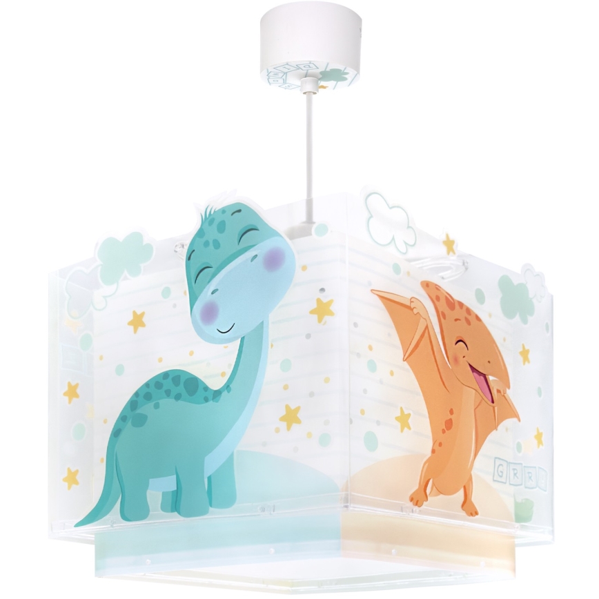 Dalber 63452 - Lasten kattovalaisin BABY DINOS 1xE27/15W/230V monivärinen