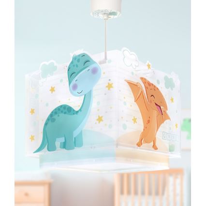 Dalber 63452 - Lasten kattovalaisin BABY DINOS 1xE27/15W/230V monivärinen