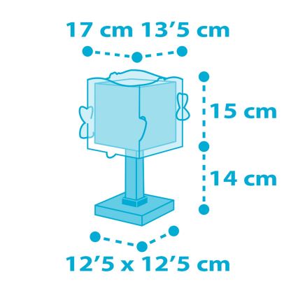 Dalber 63471 - Lasten lamppu BABY SHARK 1xE14/60W/230V
