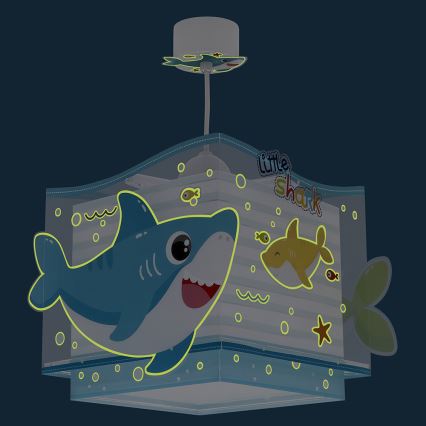 Dalber 63472 - Lasten kattokruunu BABY SHARK 1xE27/60W/230V