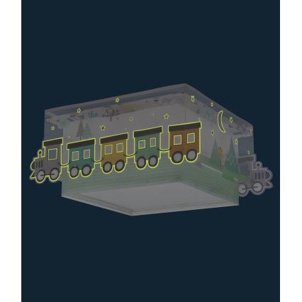 Dalber 63536 - Lasten kattovalaisin TRAIN 2xE27/60W/230V