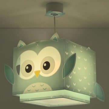 Dalber 64392 - Lasten kattokruunu LITTLE OWL 1xE27/60W/230V