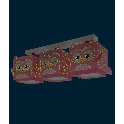 Dalber 64483 - Lasten kattovalaisin LITTLE FRIENDS 3xE27/15W/230V