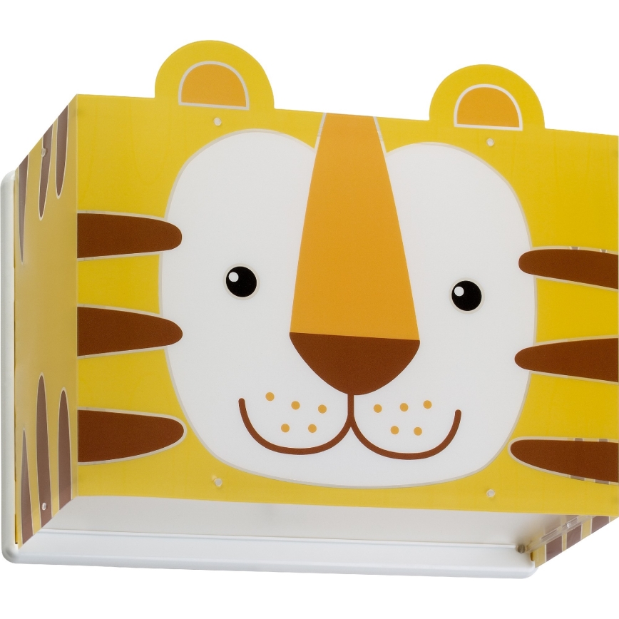 Dalber 64568 - Lasten seinävalaisin LITTLE TIGER 1xE27/60W/230V
