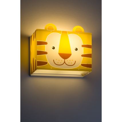 Dalber 64568 - Lasten seinävalaisin LITTLE TIGER 1xE27/60W/230V