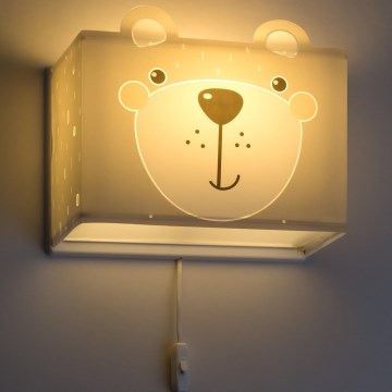 Dalber 64578 - Lasten seinävalaisin LITTLE TEDDY 1xE27/60W/230V
