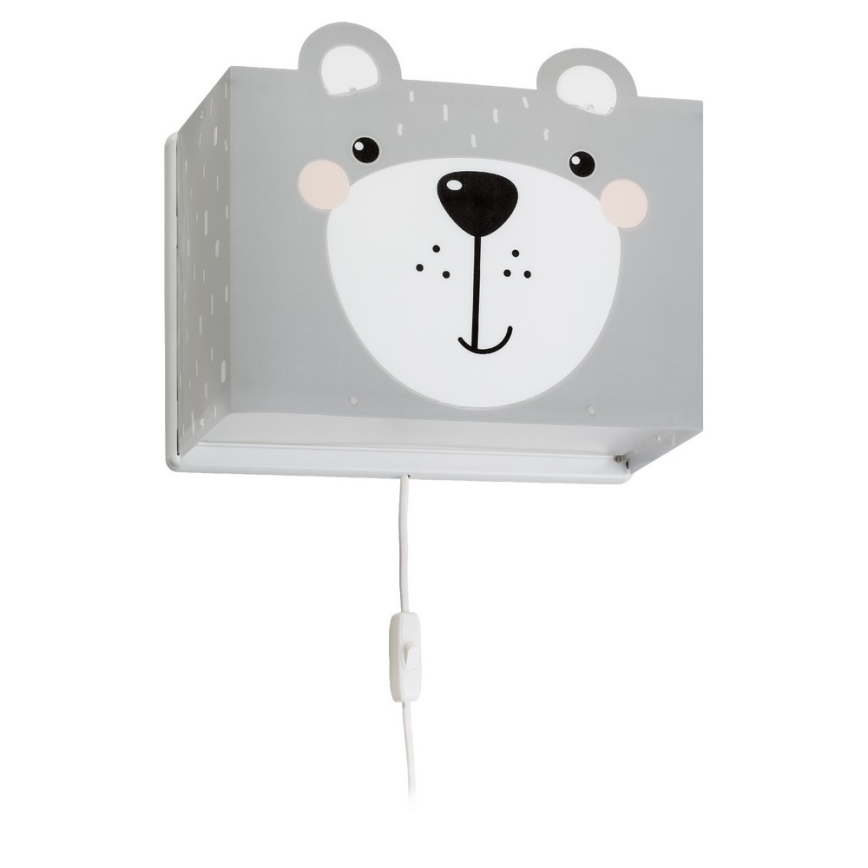 Dalber 64578 - Lasten seinävalaisin LITTLE TEDDY 1xE27/60W/230V