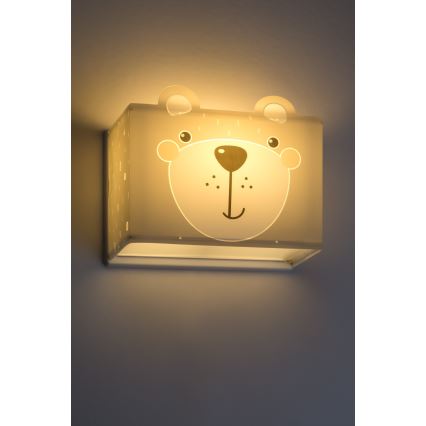 Dalber 64578 - Lasten seinävalaisin LITTLE TEDDY 1xE27/60W/230V