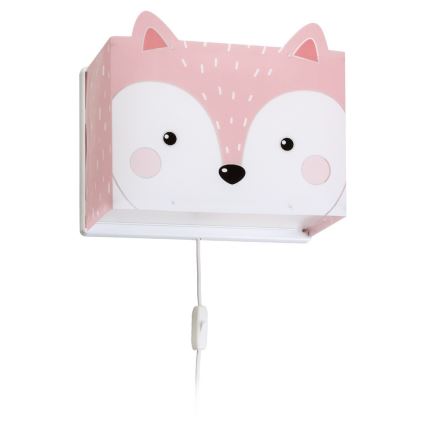 Dalber 64588 - Lasten seinävalaisin LITTLE FOX 1xE27/60W/230V